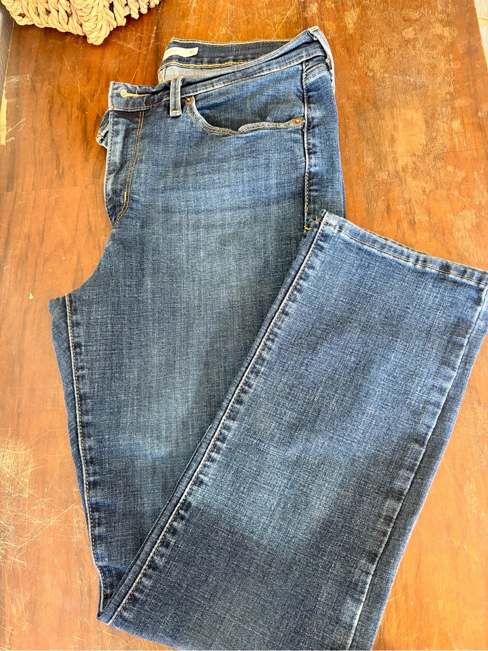 Levi’s Classic Blue Straight-Leg Jeans
